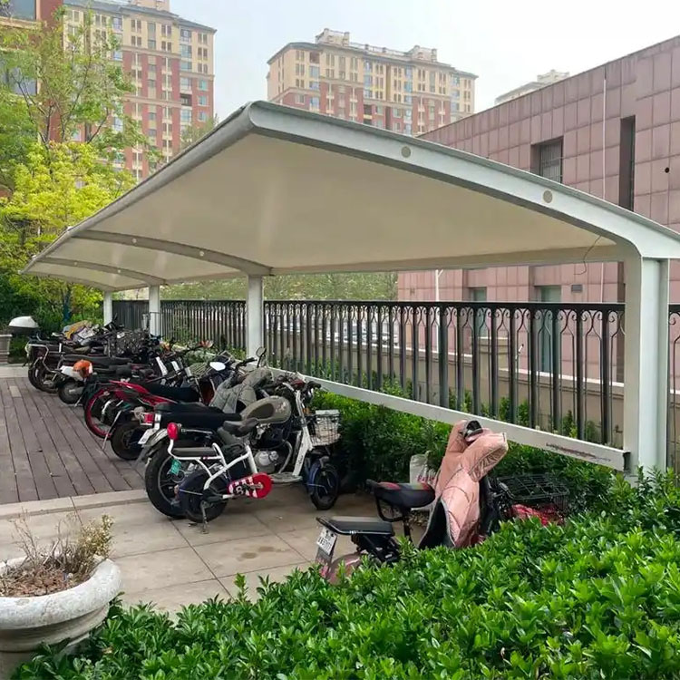 凌海市膜结构电动车棚